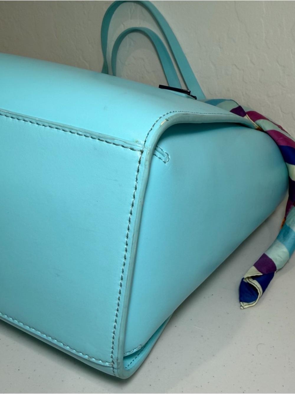 Kate Spade Magnolia Street Mina Large Scalloped Edge Tote Handbag - Picture 7 of 11